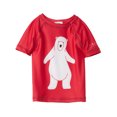 thumbnail image 1 of Azul Swimwear Polar Bear Rash Guard Red, 12-18M, 1 of 3