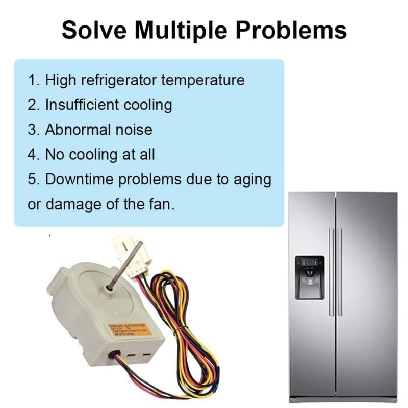 ANXPTIME Quiet Running Fridge Air Circulation Motor Heat Resistant Plastic Component