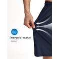 thumbnail image 5 of HISDERN Mens Nylon Shorts 7.8 In Inseam Drawstring Waist Quick Dry Athletic Shorts with Deep Pockets, 5 of 8