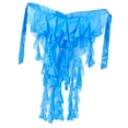 thumbnail image 2 of Pañuelo de cadera para danza del vientre para mujer, accesorios de moda, ropa de baile, cinturón de cadera con borlas Azul claro, 2 of 9