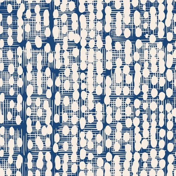 MuralsPrint Blue Sunny Dots Peel and Stick Wallpaper, Eco-friendly Removable Wallpaper 10'L x 24''W
