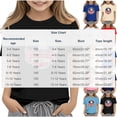 thumbnail image 3 of Girls 4th of July Patriotic American Flag Eagle Graphic T-Shirt Short Sleeve Crew Neck Tee Red,Size 9-10 T, 3 of 5