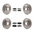 thumbnail image 1 of Transit Auto Front Rear Disc Brake Rotors and Semi-Metallic Pads Kit for Car Ford Mustang K8S-100905, 1 of 11