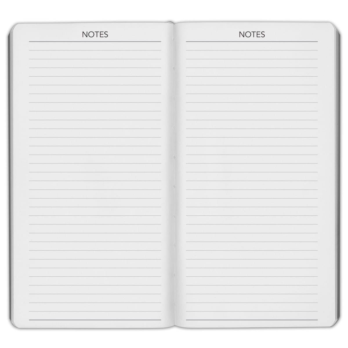 Harbor Pocket Weekly Monthly Planner 2027, Calendar Planner and Notebook, Durable Faux Leather, 192 Pages, Softcover & Book Bound - Cambridge Burnt Orange - 6x3.25"