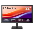 thumbnail image 1 of Moniteur LG 22 pouces FHD IPS 120Hz HDR10 avec support mince, modèle 22U403A-B, 1 of 5
