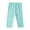 Light Blue, variant on Girls Athletic Capri Leggings for Kids Running Workout and Play Cropped Pants with Comfortable Stretch Fabric