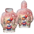 thumbnail image 3 of Happy Valentine’s Day Adorable Shiba Inu Puppy Holding Heart Balloon All Over Print 3D Hoodie Unisex Merch Hoodies Shibas Dog Lovers Gifts Idea - 00030, 3 of 6