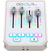 GoXLR Mini USB Streaming Mixer with USB/Audio Interface - White