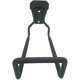 thumbnail image 5 of Gancho de carga de metal industrial resistente de 1 pieza, soporte de manguera de jardín Soporte de pared Soporte de gancho de manguera de agua, Estante de tubería de patio exterior (negro) kaili Sencillez, 5 of 5