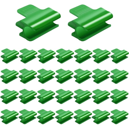 30 Pieces Film Plant Clips  Greenhouse Clamps Garden Hoops Clips  Film Row Cover Netting Tunnel Hoop Clip for Season Plant Extension Support and Greenhouses Frame Shelters 11 mm/0.43 inch