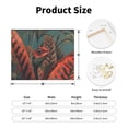 thumbnail image 2 of Kdxio Colorful Reptile And Leaves Pattern Canvas Wall Art for Living Room Wall Decor for Bedroom Bathroom Modern Framed Canvas Art Prints Ready to Hang,Horizontal, 2 of 6