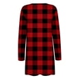 thumbnail image 6 of asdoklhq Womens Plus Size Coats Under $15.00, Woman Long Sleeve T-Shirt Autumn Open Front Christmas Cardigan Loose Outerwear Printing Blouse Coat Pockets Tops, 6 of 6