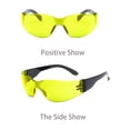 thumbnail image 3 of TOP-MAX Safety Glasses PC Glasses HD Lenses Eye Protection for Women Man Laboratory Drilling Indoor and Outdoor (1PCS, Yellow), 3 of 7
