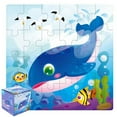 thumbnail image 2 of Cagogo under $5 3Pcs Wooden PuzzleToy, KidsBabyWooden Puzzle Cognition LearningToy, Educational Animal Shape Recognition Puzzle, Wooden Pattern Blocks for Early Learning, 2 of 9