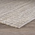 thumbnail image 3 of LR Home Blessy Cecille Bleach & Brown Modern Grid Jute Blend Area Rug, 9' x 12', 3 of 11