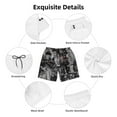 thumbnail image 6 of Stray Kids Men's Swim Trunks Quick Dry Beach Board Shorts with Pockets Mesh Lining Bathing Suits, 6 of 7