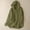 A2 Army Green, variant on Nooxsoe Womens Cotton Linen Hoodies Sun Protection Long Sleeve Crinkled Gauze Sheer Drawstring Hood Linen Womens Shirt Linen Tops for Women Blouses for Women Gray XL