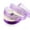 Purple Sheer, variant on Ribbon Traditions 1 1/2" Wired Metallic Banded Edge Sheer Glitter Diagonal Stripes Gold 25 Yards