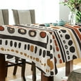 thumbnail image 5 of Yayeee Tablecloths 60" x 108" Rectangle Wrinkle Resistant Party Table Cover, Black Abstract Dots, 5 of 8