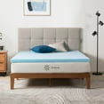 thumbnail image 1 of Zinus Spa Sensations Queen 2 inch Cooling Gel Memory Foam Mattress Topper, Pressure Relief, CertiPUR-US Certified Foam, 1 of 8