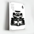 thumbnail image 3 of Ferrari Formula 1 Monochrome Canvas Wall Art &ndash; Modern Racing Car Decor, 3 of 10