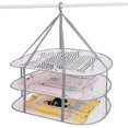 thumbnail image 1 of Foldable 3-tier Sweater Drying Rack, 1 of 5