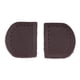 thumbnail image 1 of Etiquetas de cremallera Zulema de cuero café 2 piezas para accesorios de costura, 1 of 8
