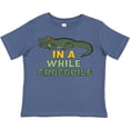 thumbnail image 3 of Inktastic In a While Crocodile with Cool Green Crock in Sunglasses Boys or Girls Toddler T-Shirt, 3 of 5