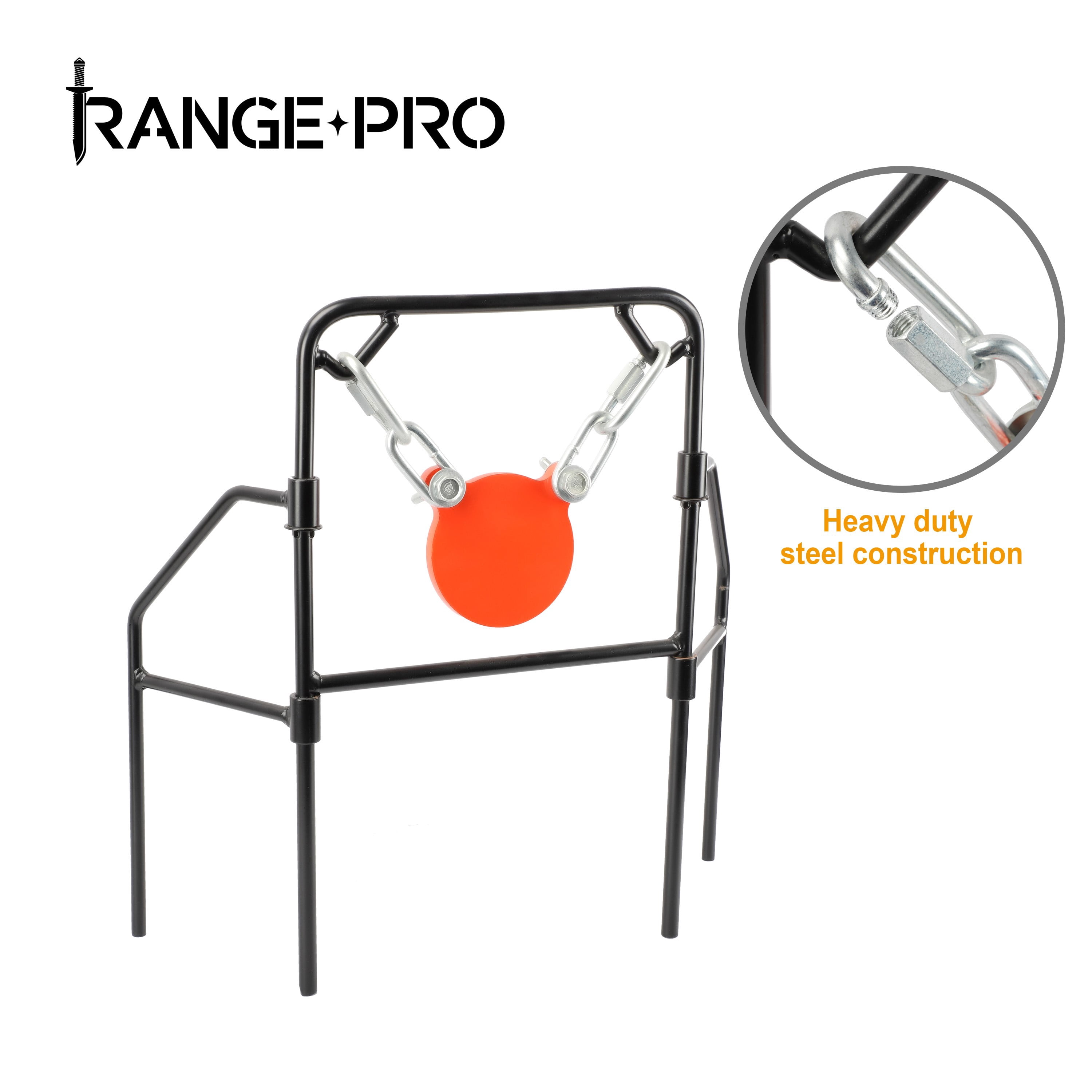 2-Piece Steel Gong Target, 4" & 6"