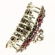 thumbnail image 3 of Pinzas para el pelo de metal para mujer, pinzas para el pelo de cristal con Púrpura Hugo Pinza de pelo grande para mujer, 3 of 8