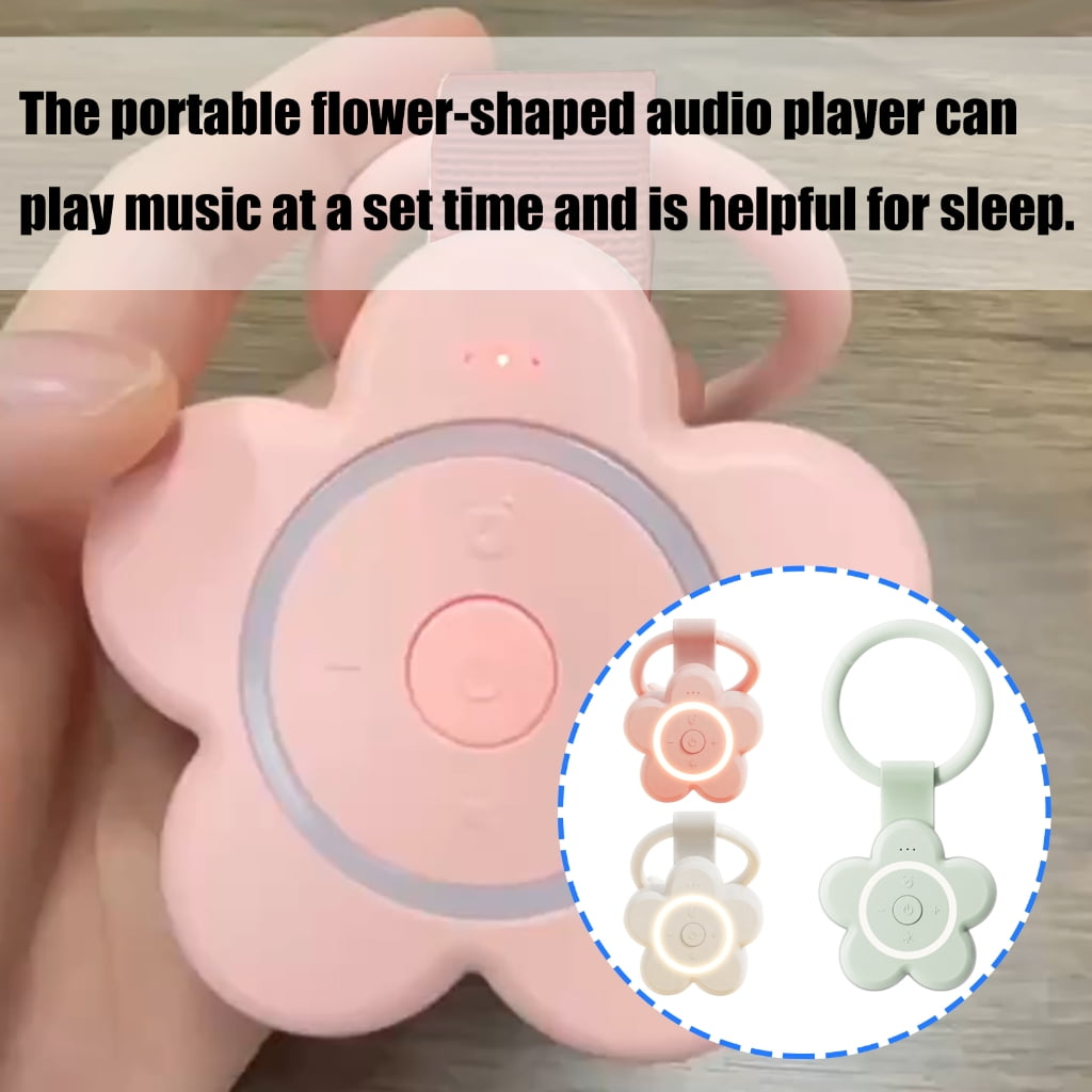 Zeiwohndc Portable Baby Sound Device White Noise Timers Sleep Aid Travel Soothers Stroller Clip