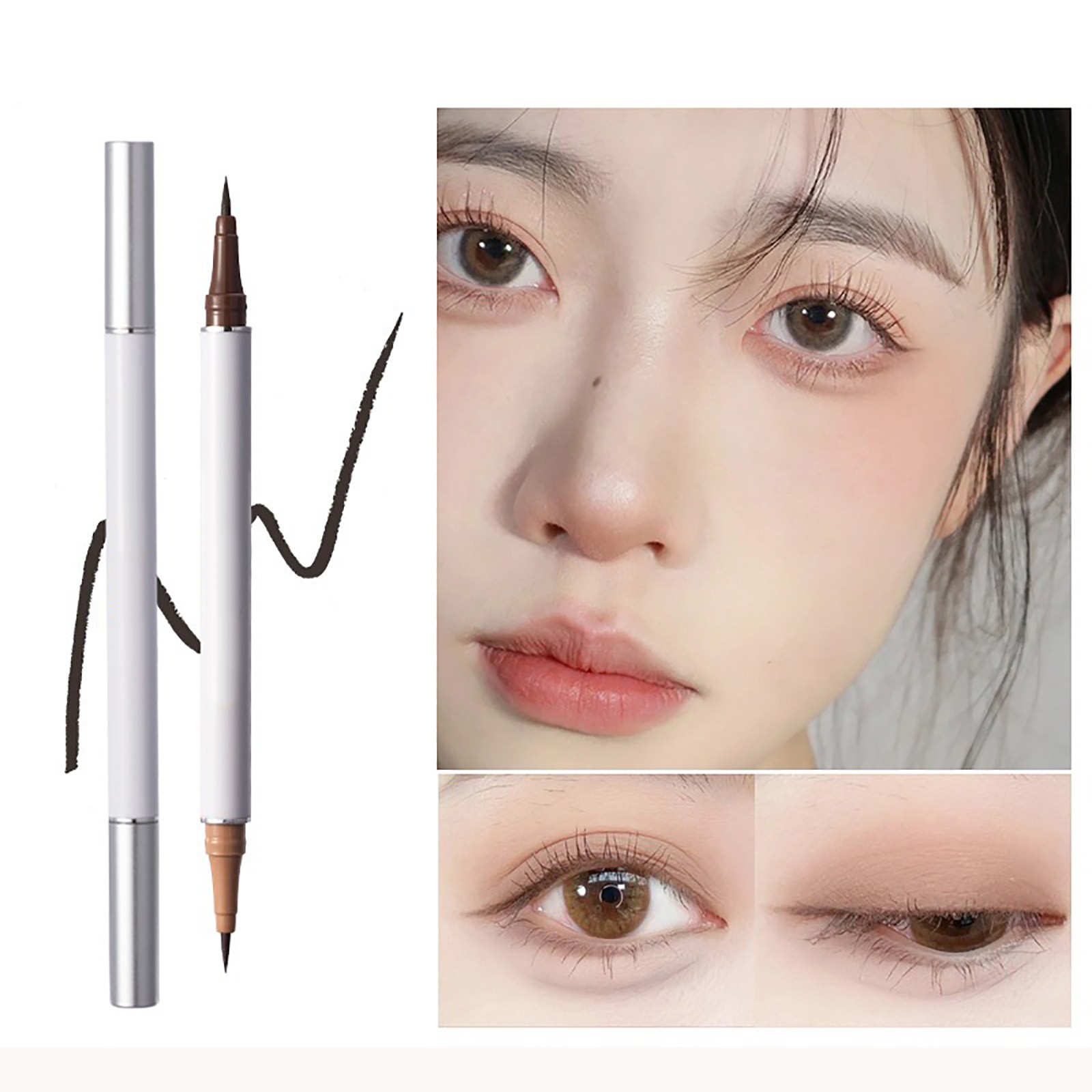ERTUTUYI Double Ended Liquid Eyeliner Waterproof And Sweat Resistants