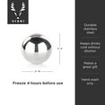 thumbnail image 4 of Viski Glacier Rocks Stainless Steel Sphere for Liquor, Mens Gifts, Set of 1, 4 of 5