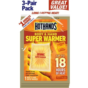 HotHands SUPER WARMERS 3PK