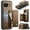 Brown, variant on For Google Pixel 11 Pro XL Phone Case 2 In 1 Wallet With Card Holder &Zipper Cash Pocket,PU Leather Case,RFID Blocking, Kickstand Magnetic Protective Women Men Cover,Pink,For Pixel 11 Pro XL