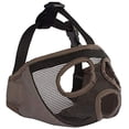 thumbnail image 5 of Bozal corto para perros - Bozal ajustable de malla transpirable para bulldog para mordiscos y ladridos, máscara para perros, gris (ojos) M (11-17 pulgadas), 5 of 5