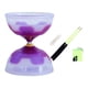 thumbnail image 4 of Juego de juguetes de Diabolo chino, Triple rodamiento portátil con palos de Diabolo y bolsa de cuerda, juguete de malabarismo, pelota de Diabolo para niños Púrpura, 4 of 10