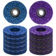 thumbnail image 1 of 12 PCS Strip Discs 4"x 5/8" Stripping Wheel Suitable for Cleaning Angle Grinder to Remove Paint, Rust and Weld Oxidation(Blue&Purple), 1 of 6