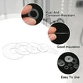 thumbnail image 3 of Uxcell 80Pcs M10 Clear Flat Washers 10mm ID 15mm OD 0.5mm Thick Glass Washer, 3 of 6