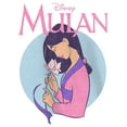 thumbnail image 2 of Girl's Mulan Smelling the Flower Graphic Tee White Small, 2 of 3