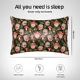 thumbnail image 6 of Easygdp Edgehog and Mushrooms Pillowcase 20×30 inches, Throw Pillowcase with Invisible Zipper for Bedroom, Sofa, Office, 6 of 8