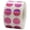 Hot Pink, variant on Rubine Red Holographic Circle Dot Stickers, 0.5 Inch Round, 1000 Labels on a Roll