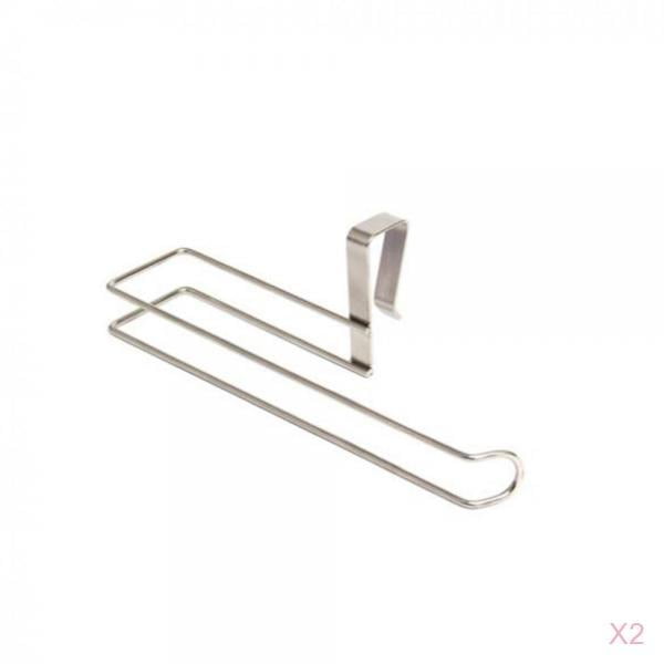 2x Servilletero de Papel debajo Del Soporte Del Rollo de Papel Del Gabinete Sunnimix Portarrollos de cocina