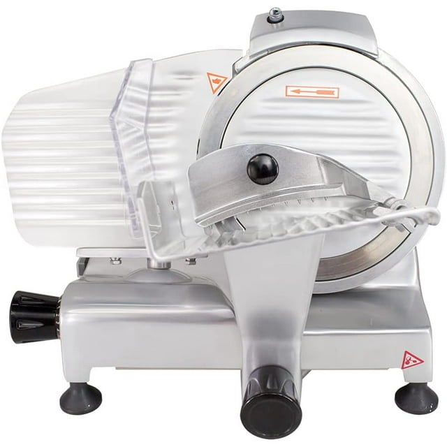 Hakka Commercial Meat Slicer, Electric Meat Slicer with 9-Inch Stainless Steel Blade Semi-Auto Frozen Meat Slicer Ham Slicer Deli Slicer Food Slicer Machine for Supermarket/Hotel/Restaurant/Home Use