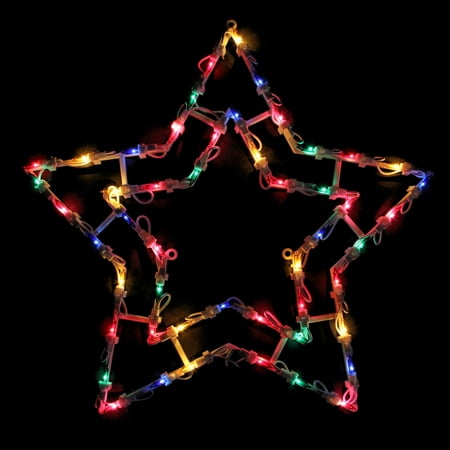 Northlight 18 in. Christmas Star Window Silhouette Light (Best Holiday Window Displays)