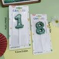 thumbnail image 3 of Dinosaur Number Birthday Cake Candle Green Cute Cartoon Party Decoration for Baby & Toddler Celebrations, Festive Cake Topper Decor Number 8, 3 of 5