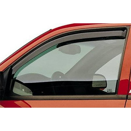 - EGR EGR561521 99-06 Silverad Sierra & 01-06 Escalade Channel Slimline Window Visors Dark Smoke, 2 Piece
