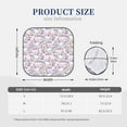 thumbnail image 3 of Vsdgher Purple Rabbit Print Car Windshield Sun Shade, Reflective Sunshade Window Sunshade Sun Visor Protector Fit for Cars,Trucks,SUVs-Large, 3 of 6