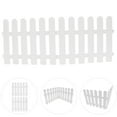 thumbnail image 1 of DEEPCRAFF 2Pcs Plastic Garden Fence White PVC Decorative Fencing for Christmas Tree Decoration, 1 of 8