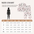 thumbnail image 5 of Uemuo Fashion Pattern Womens Pajama Sets,PJ Set for Women,Pajamas for Women Logo,Long Sleeve Pajama Set for Women,Soft Long Sleeve Top With Pants-Small, 5 of 9